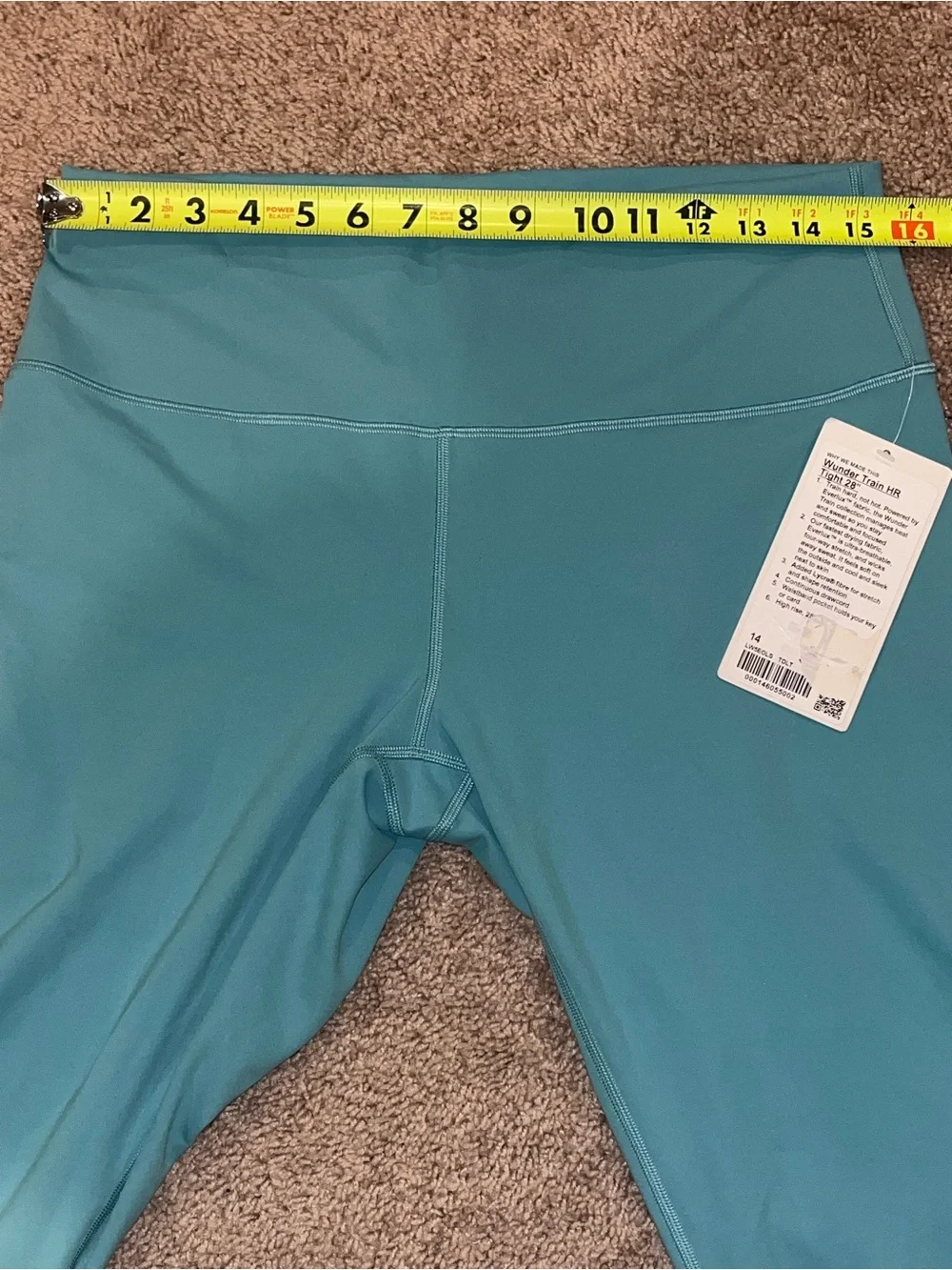 lululemon athletica numeric size
